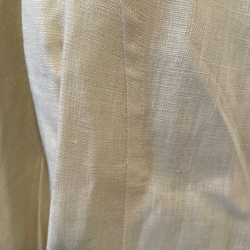 NWOT Pavietra Bishop Sleeve Victorian Linen Blouse - Picture 8 of 11